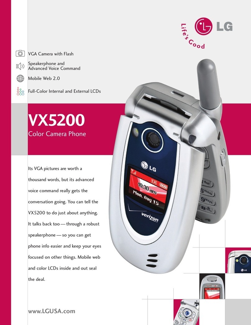 LG VX5200 User manual