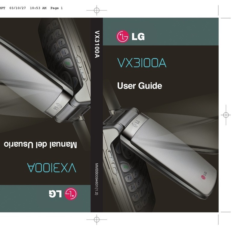 LG VX3100A user guide
