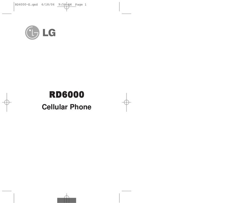 LG RD6000 User manual