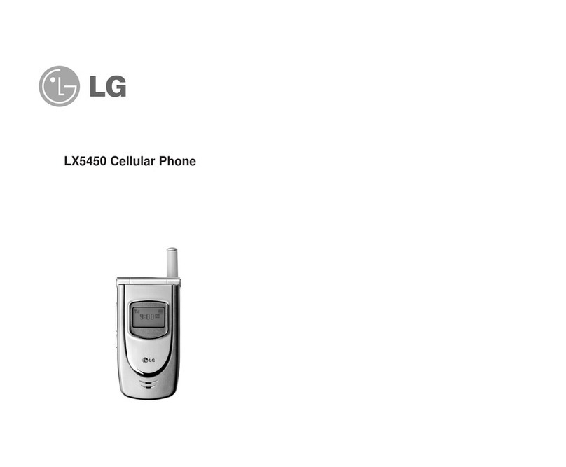 LG LX5450 User manual
