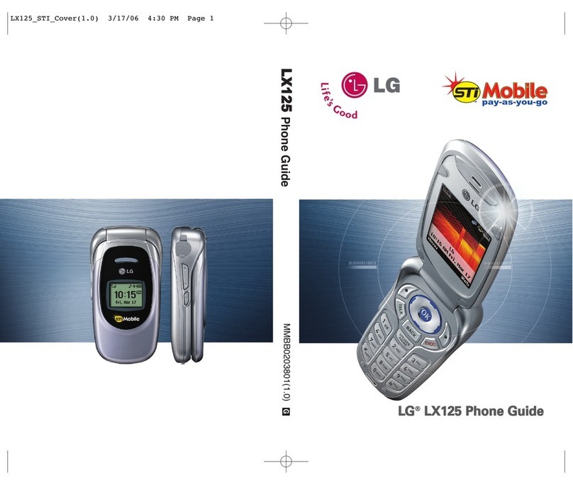 LG LX-125 User manual