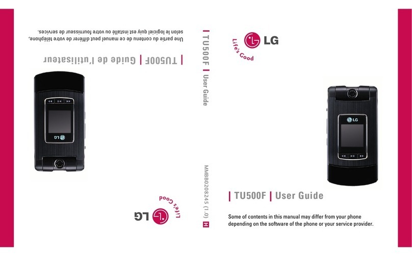 LG TU500F User manual