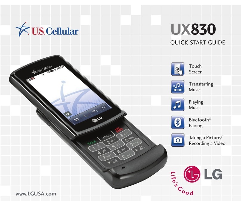 LG UX 830 User manual