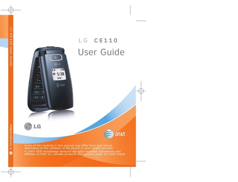 LG trax CE110 user guide