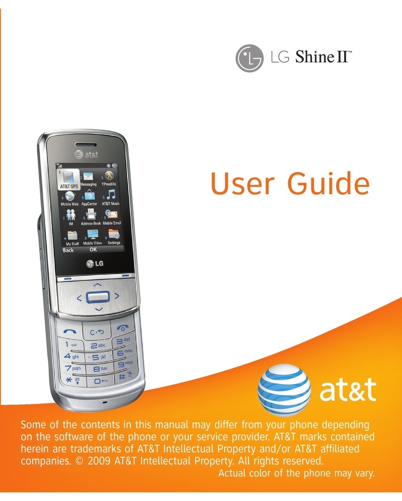 LG Shine II user guide
