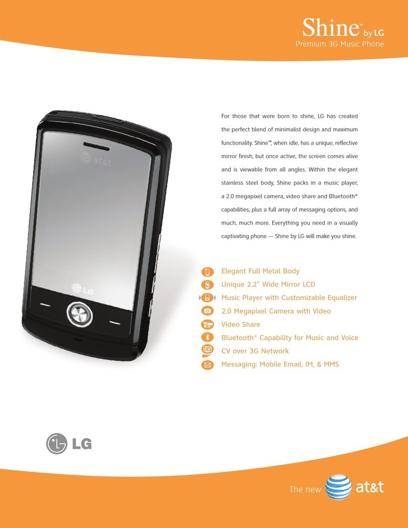 LG CU720 Black User manual