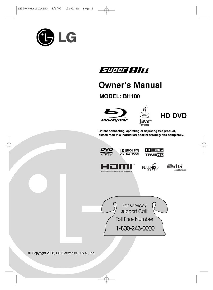 LG BH100 owner's manual