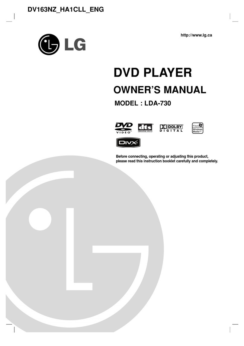 LG LDA-730 owner's manual