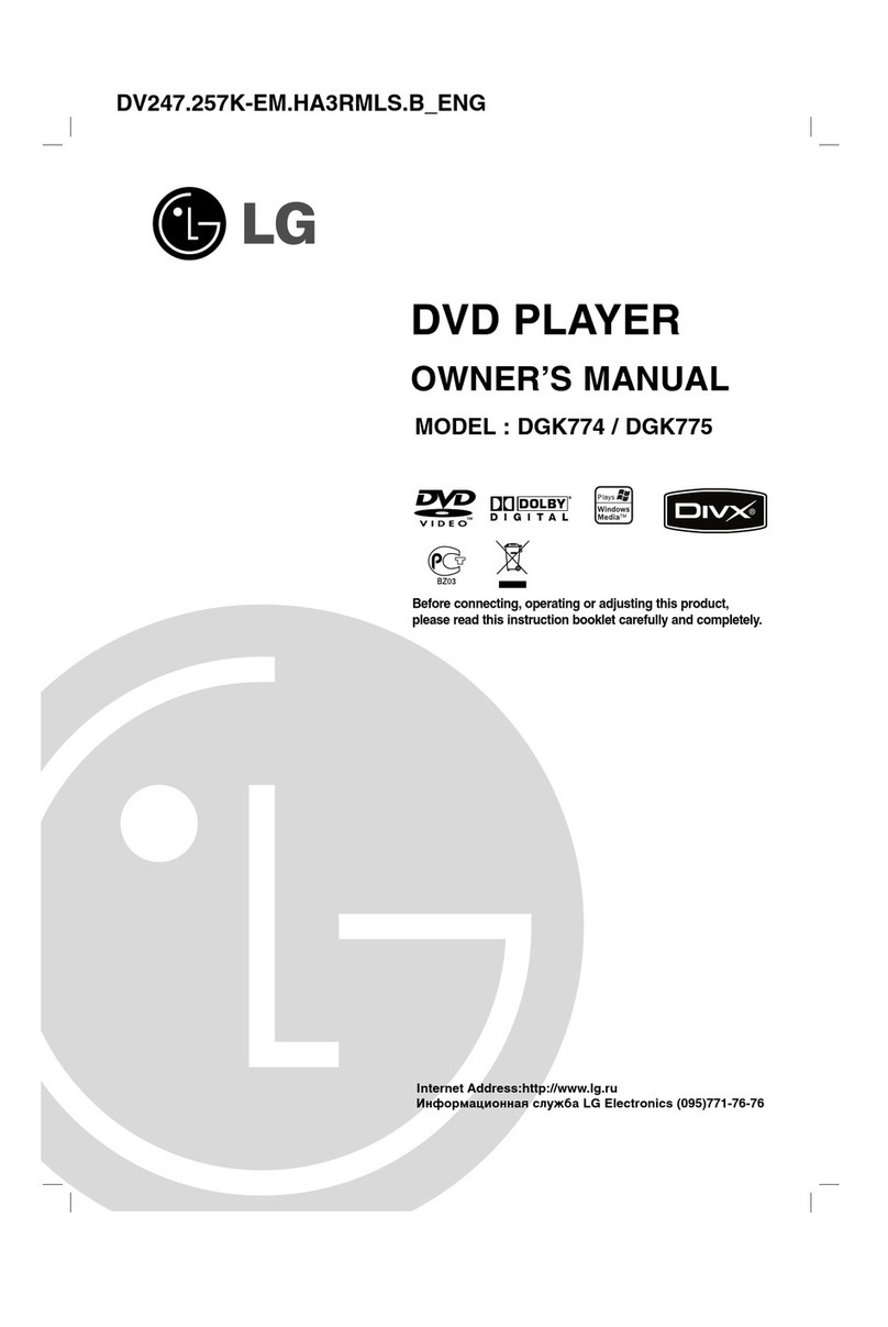 LG DGK774 User manual