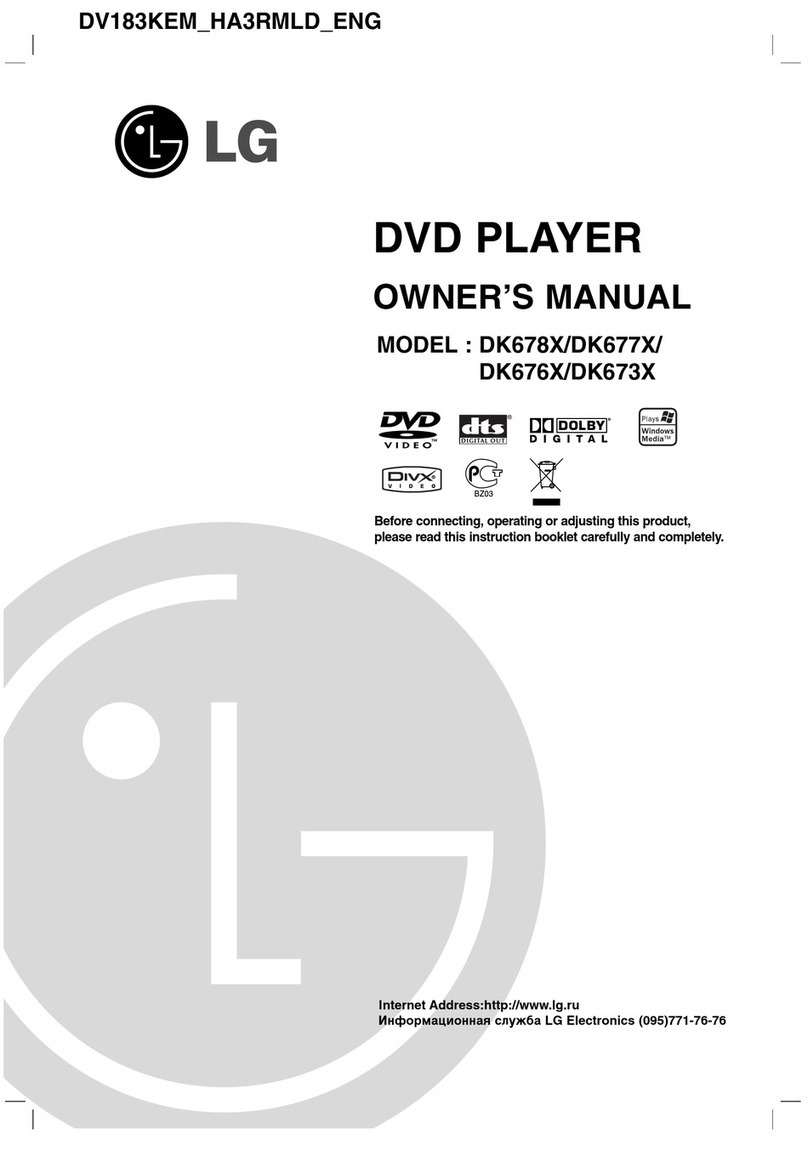 LG DK673X User manual