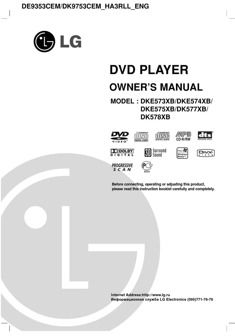 LG DK577XB User manual