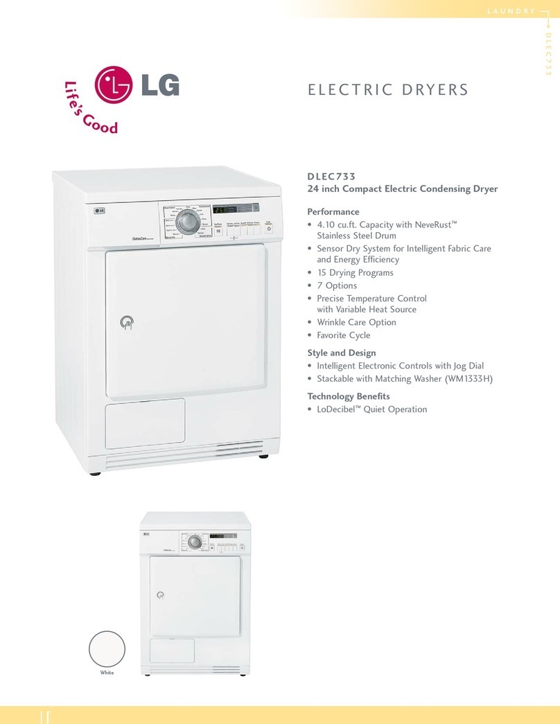 LG DLEC733 User manual LG DLEC733 User manual