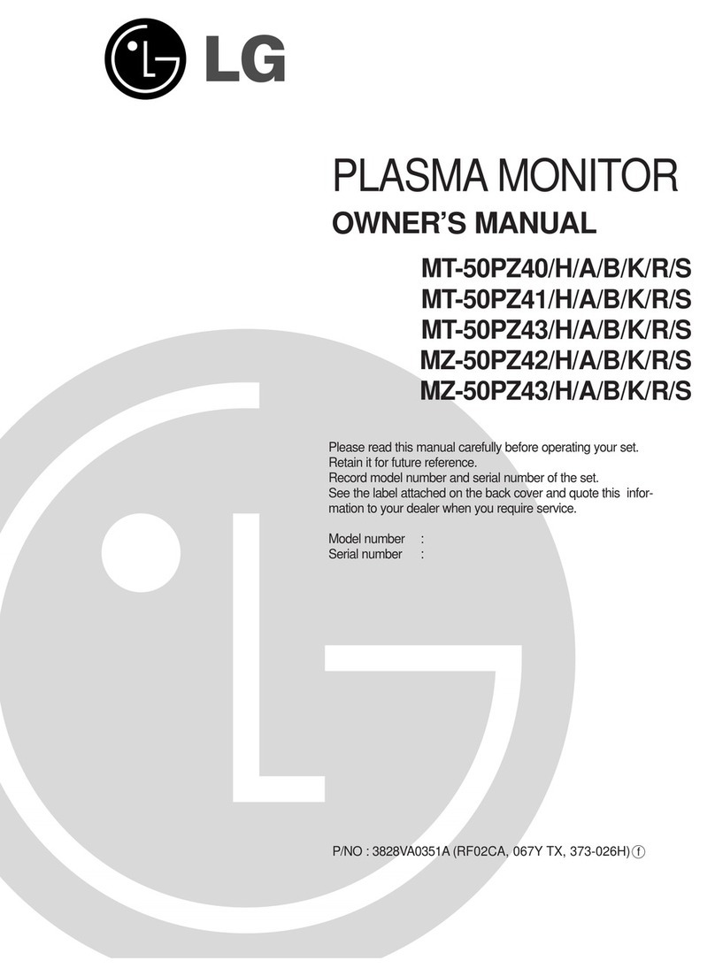 LG MT-50PZ40, MT-50PZ41, MT-50PZ4 User manual LG MT-50PZ40, MT-50PZ41, MT-50PZ4 User manual