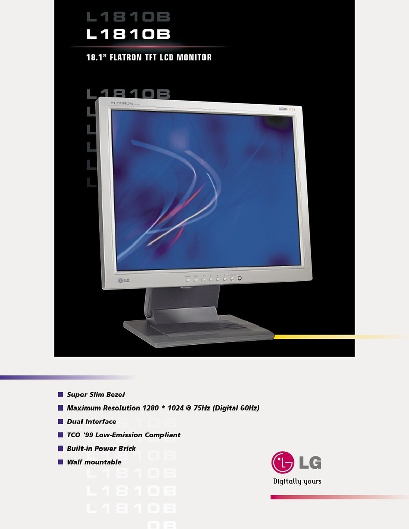 LG Flatron L1810B User manual