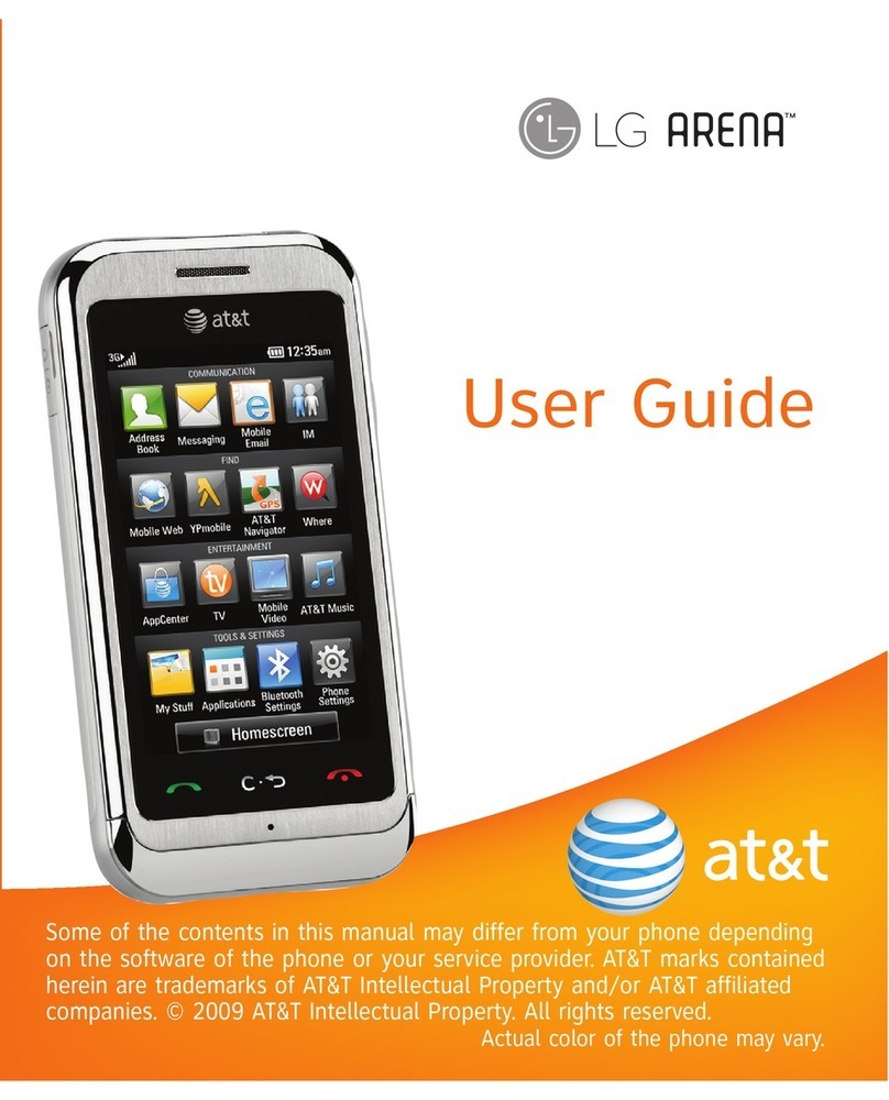 LG ARENA User manual
