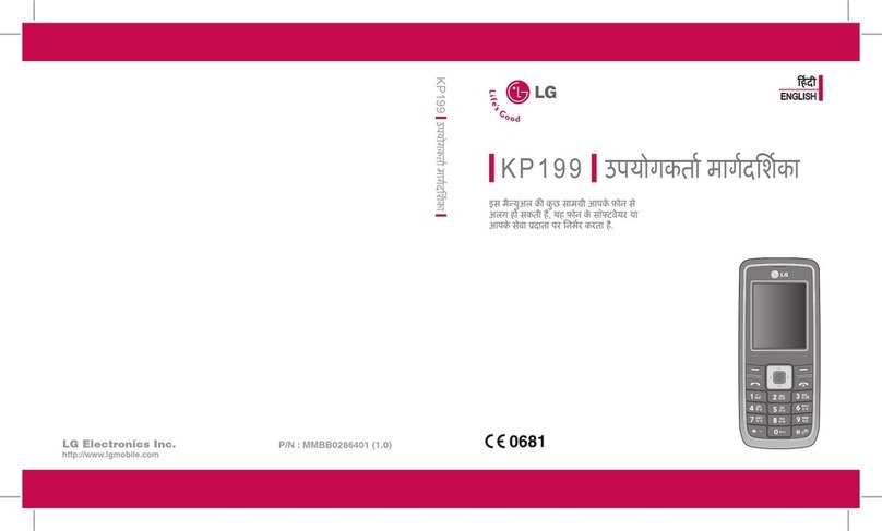 LG BLUETOOTH QDID B013918 KP199 User manual