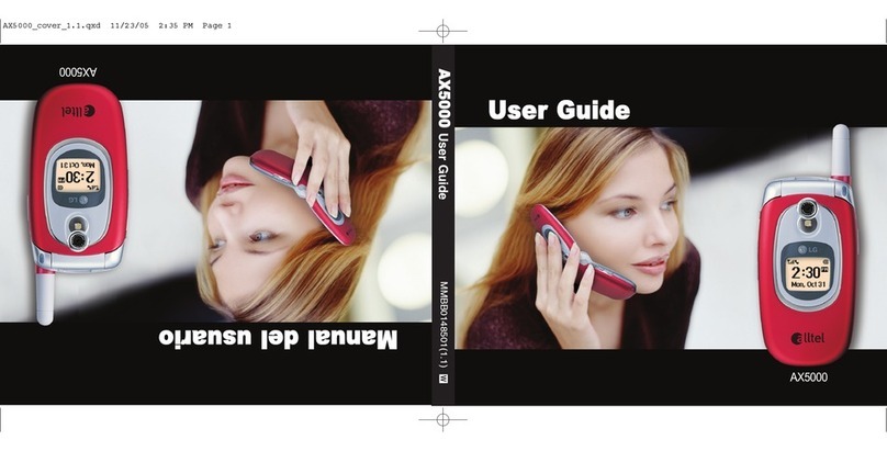 LG AX5000 User manual