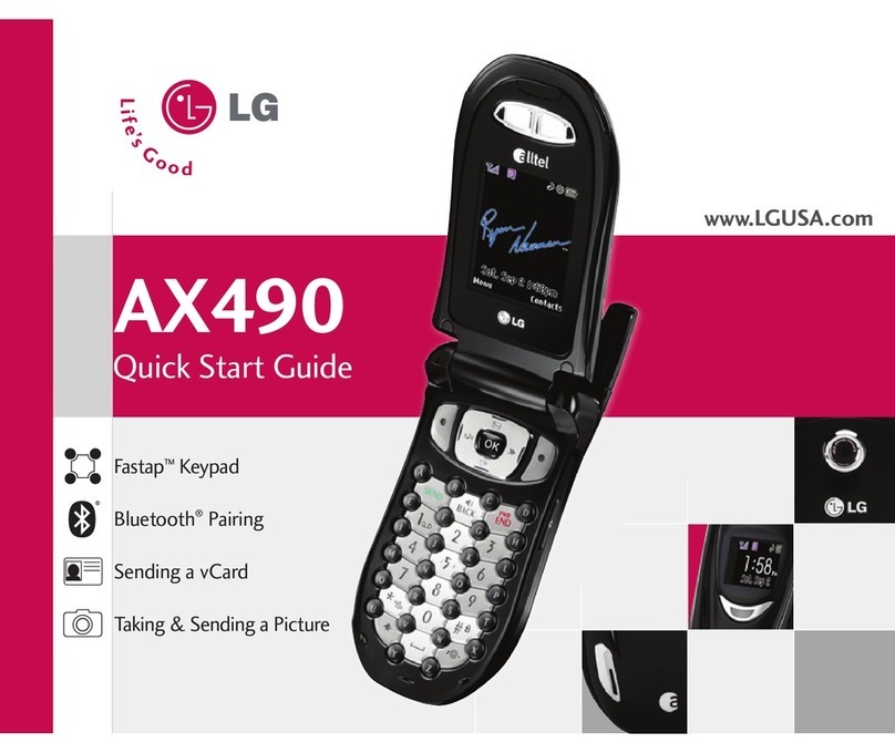 LG Fastap AX490 User manual