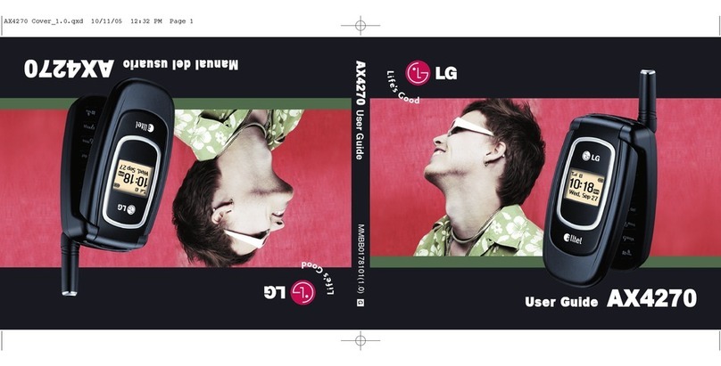 LG AX4270 User manual