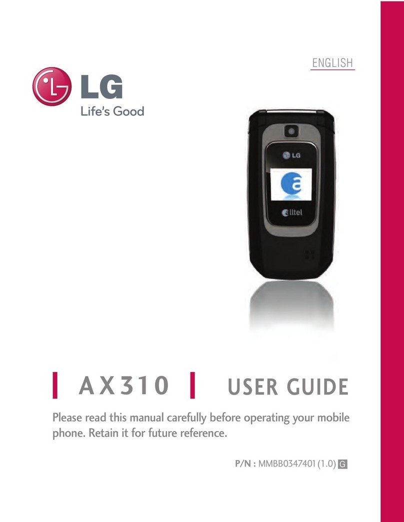 LG AX310 user guide