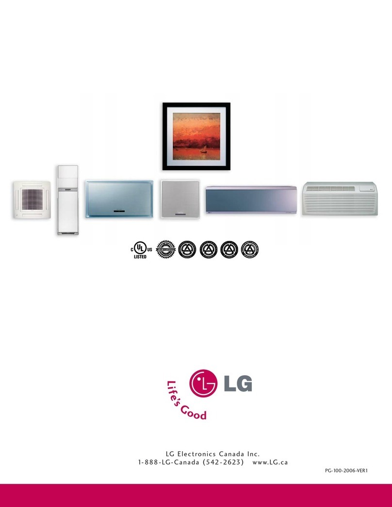LG ARTCOOL LA090CP User manual