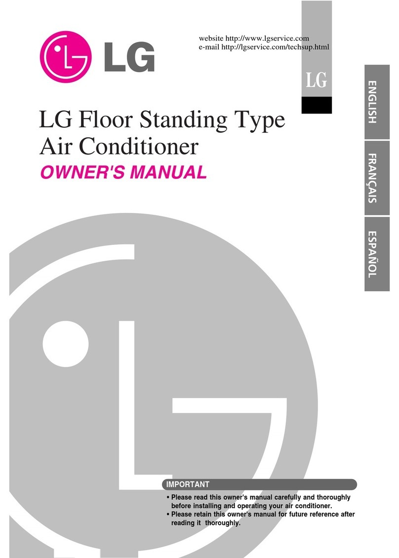 LG Floor Standing Type Air Conditioner User manual