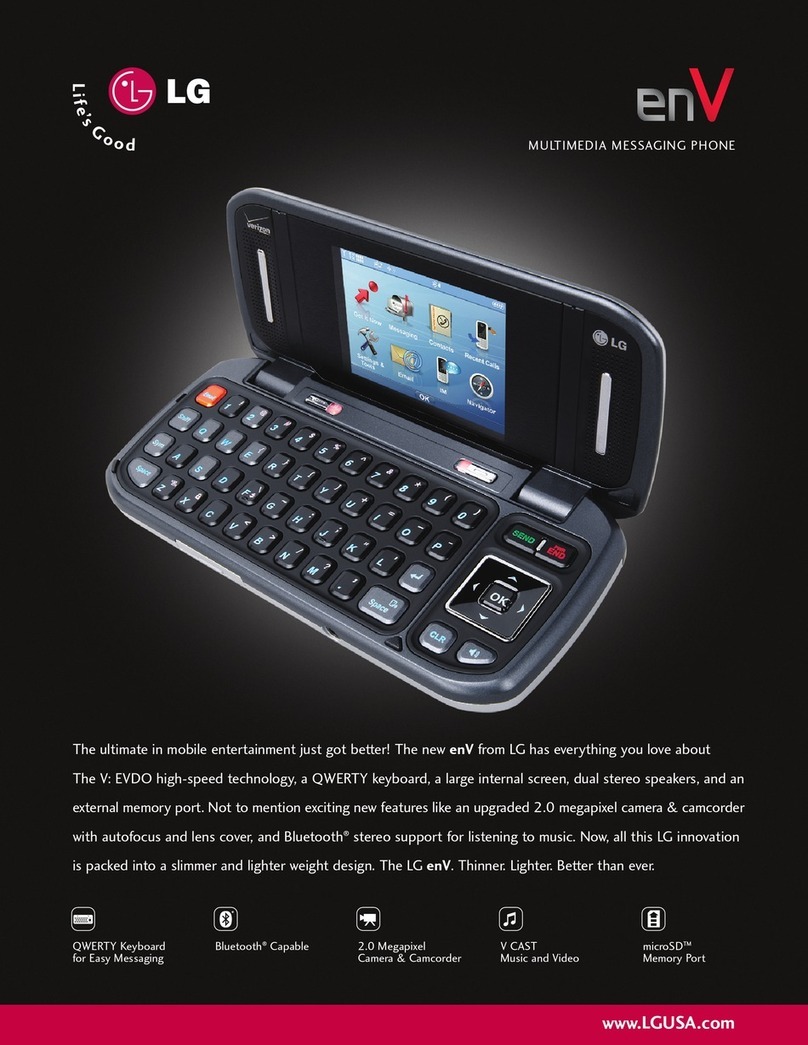 LG VX9900 User manual