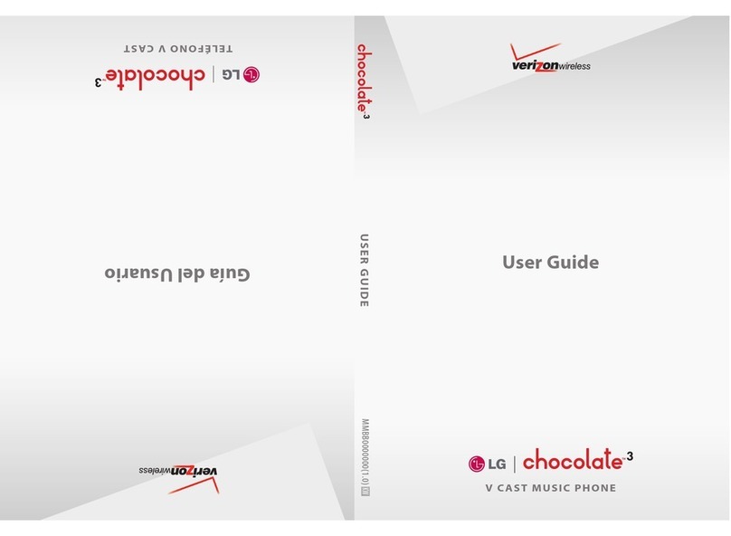 LG Chocolate 3 User manual
