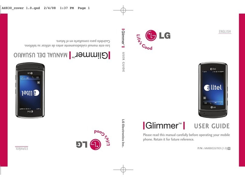 LG Glimmer User manual