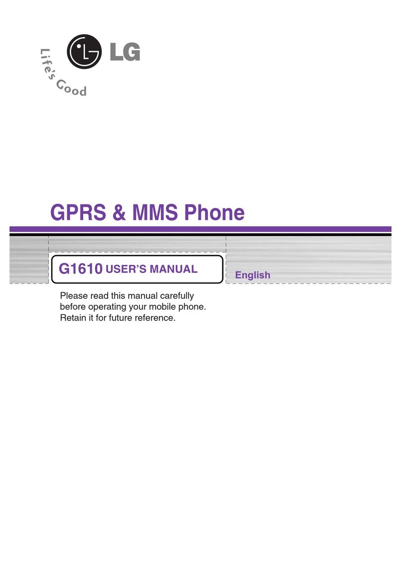 LG G1610 User manual