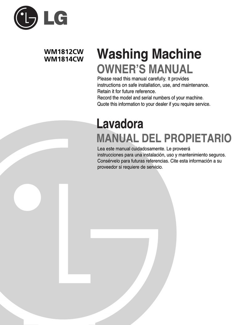 LG WM1814CW User manual