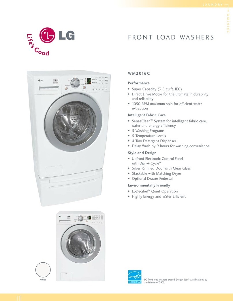LG WM2016C User manual