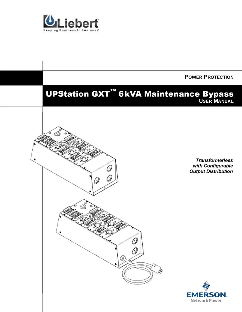Liebert UPStation GXT user manual