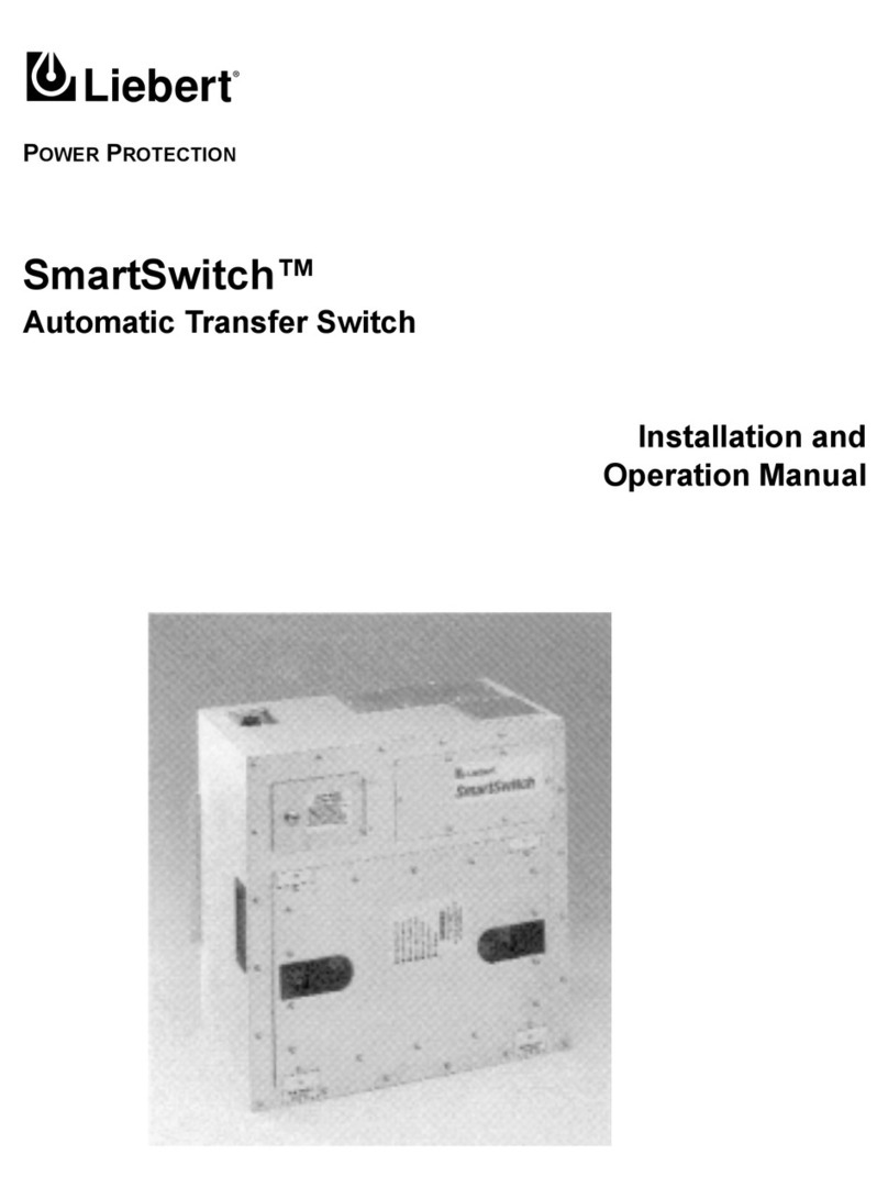 Liebert SmartSwitchTM User manual