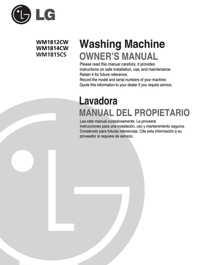 LG WM1815CS User manual