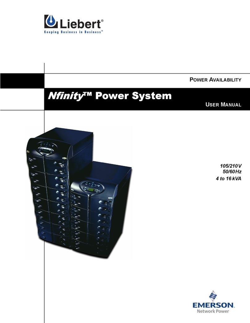 Liebert NfinityTM user manual