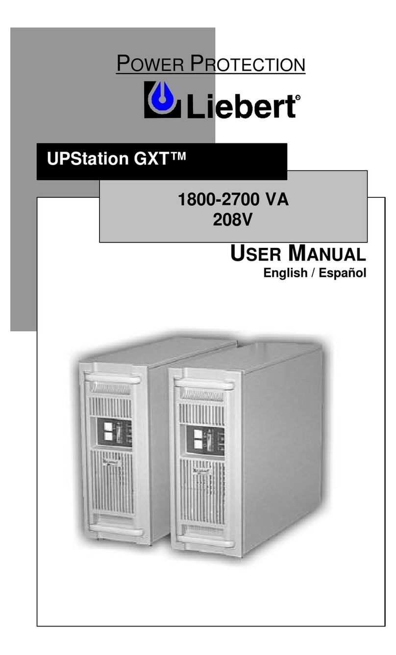 Liebert GXT user manual