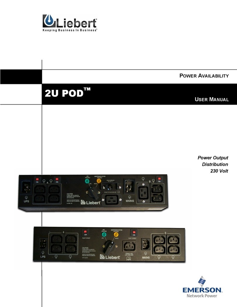 Liebert UPStation GXT 2U user manual