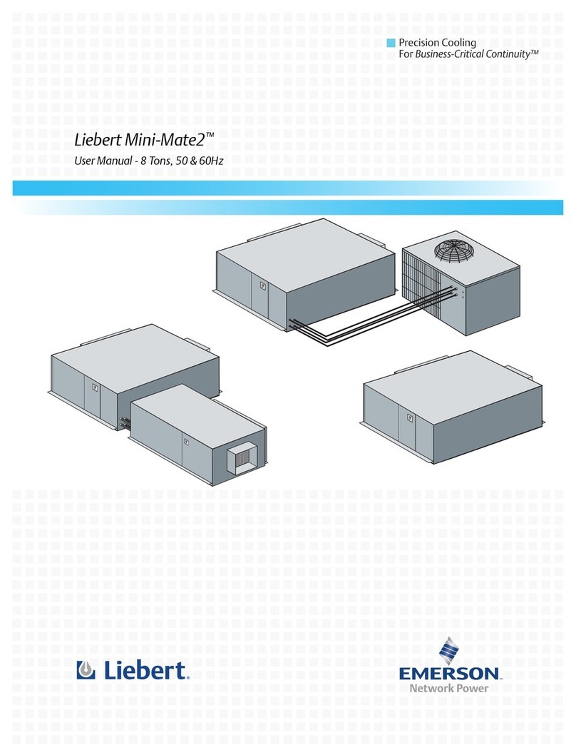 Liebert 8 Tons user manual