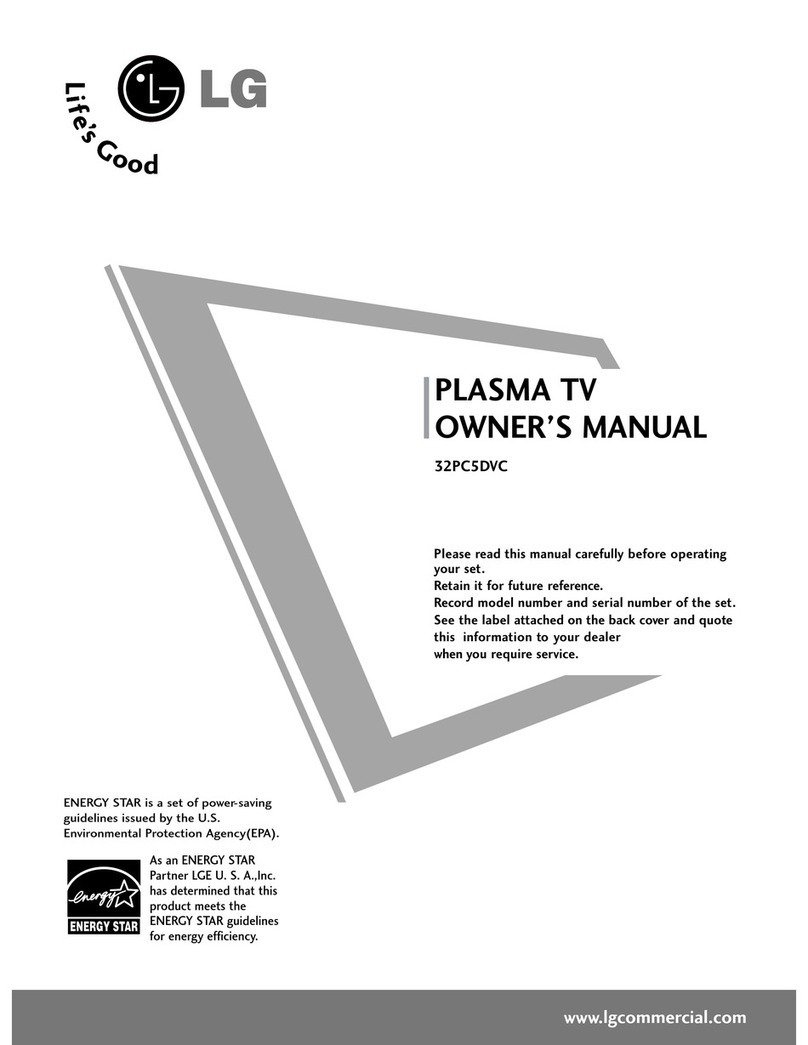 LG 32PC5DVC User manual