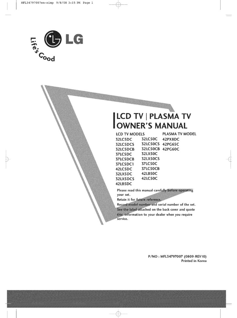LG 32LCSDC User manual