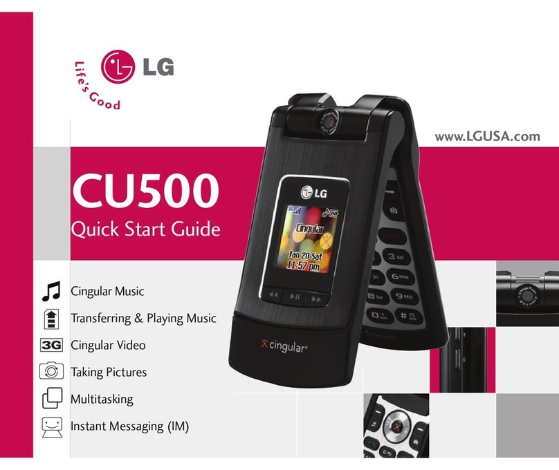LG CU500 -  Cell Phone User manual