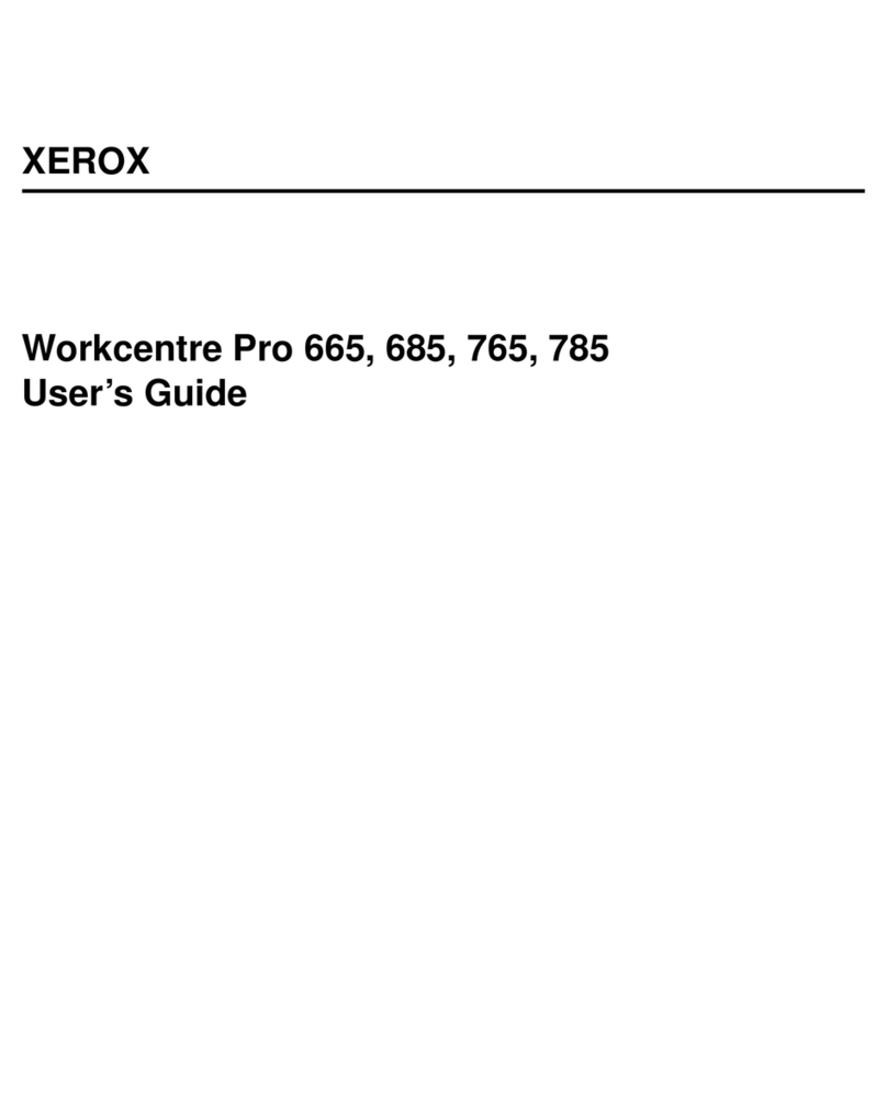 Xerox 665 User manual