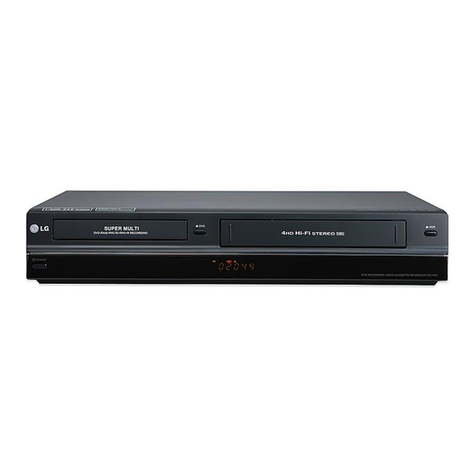 LG RC700N -  - DVDr/ VCR Combo owner's manual