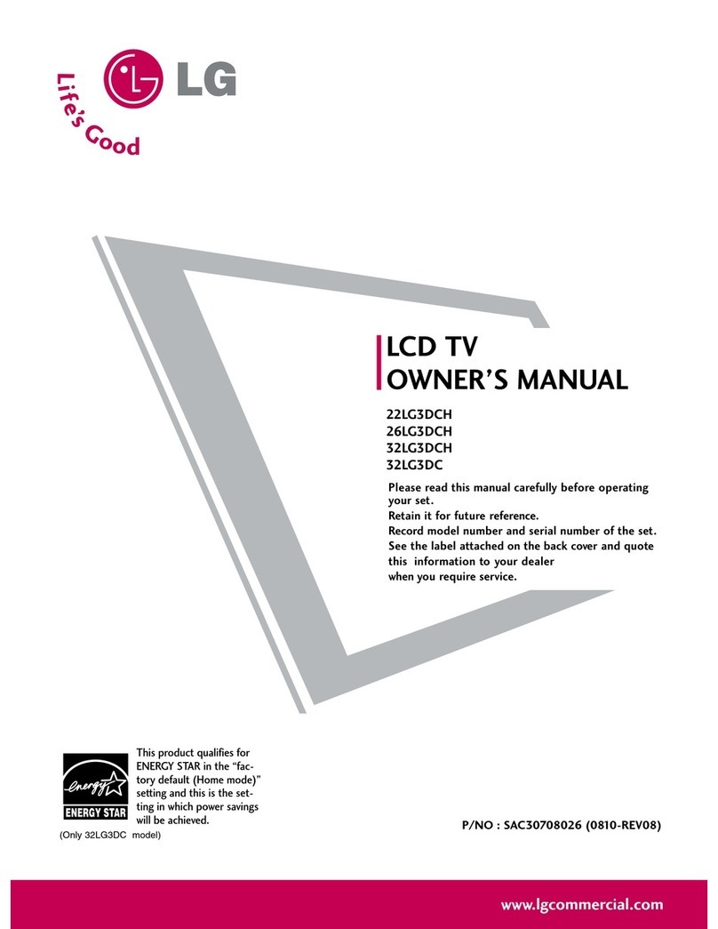 LG 22LG3DCH User manual
