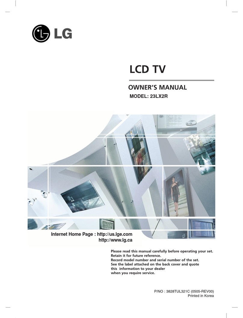 LG 23LX2R User manual