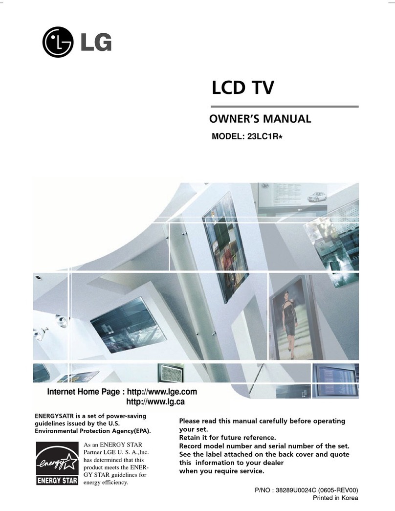LG 23LC1R Series User manual