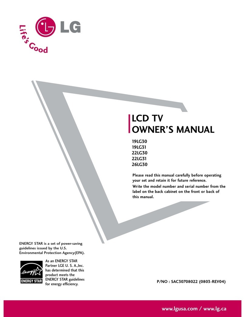 LG 19LG30 Series User manual