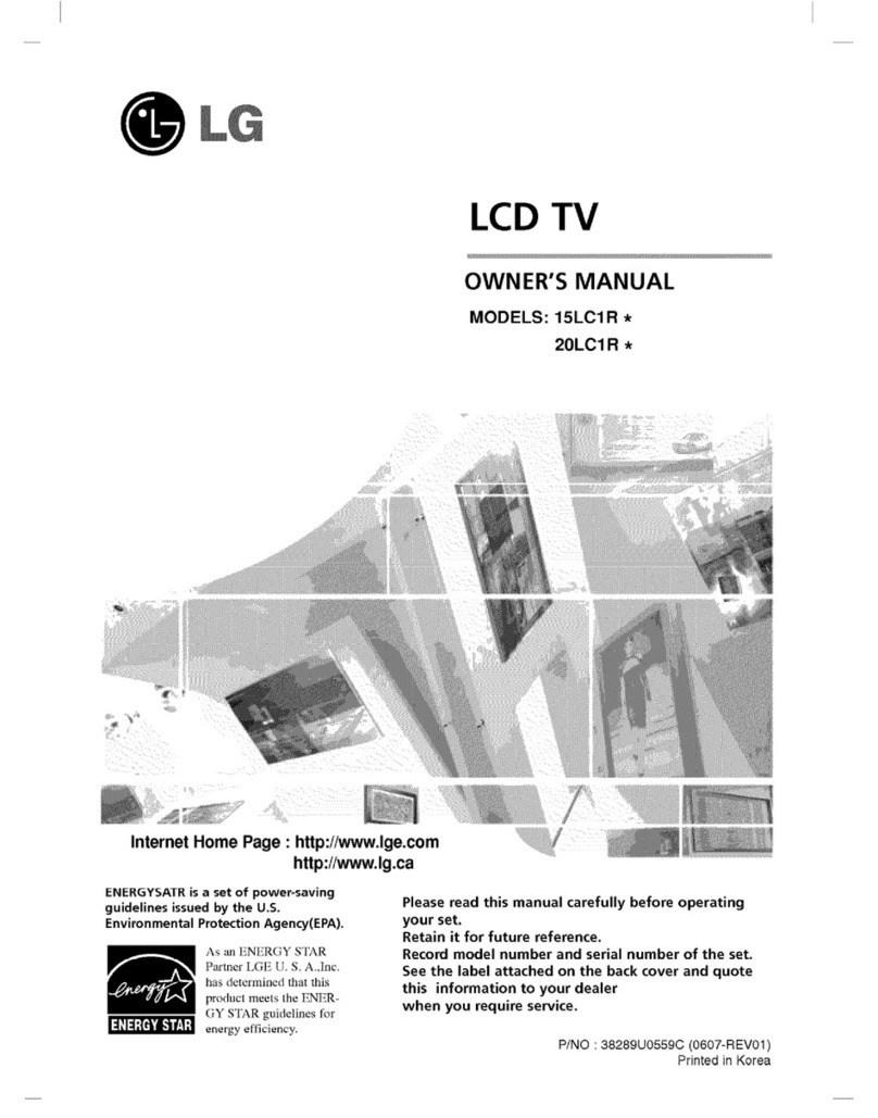 LG 200LC1R User manual