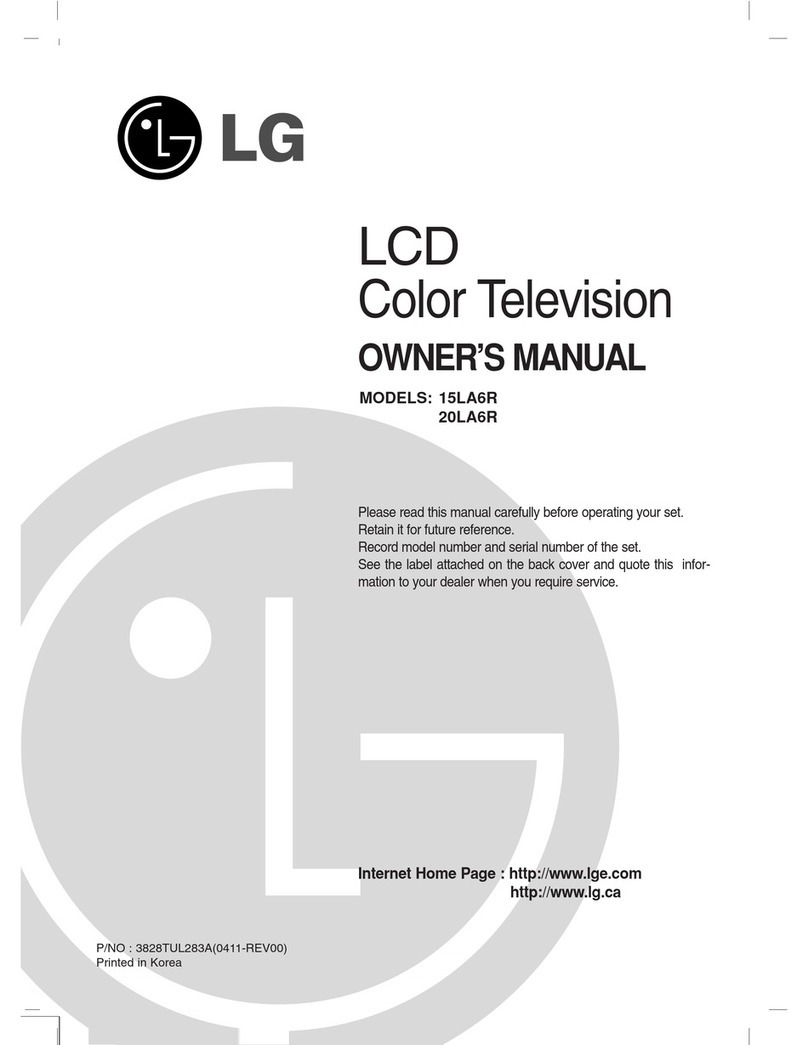 LG 15LA6R User manual